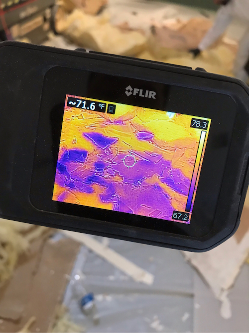 Thermal Moisture Detection